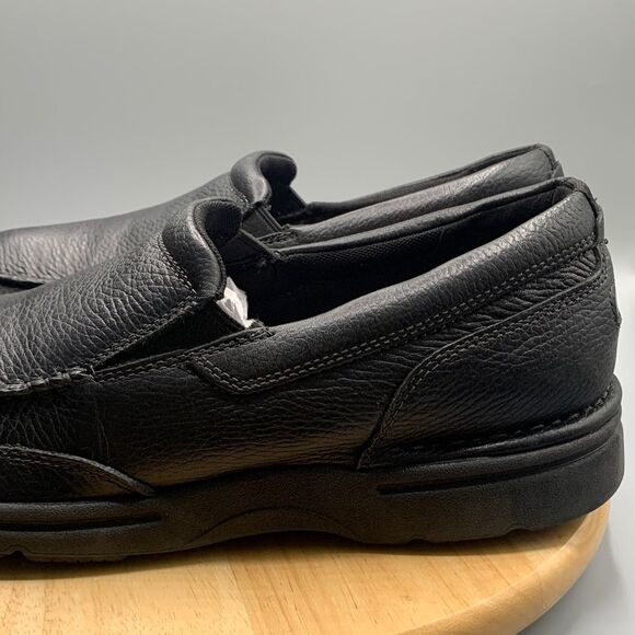 Rockport | Men\'s 13 | Black Leather Slip-Resistant Loafers main image 9